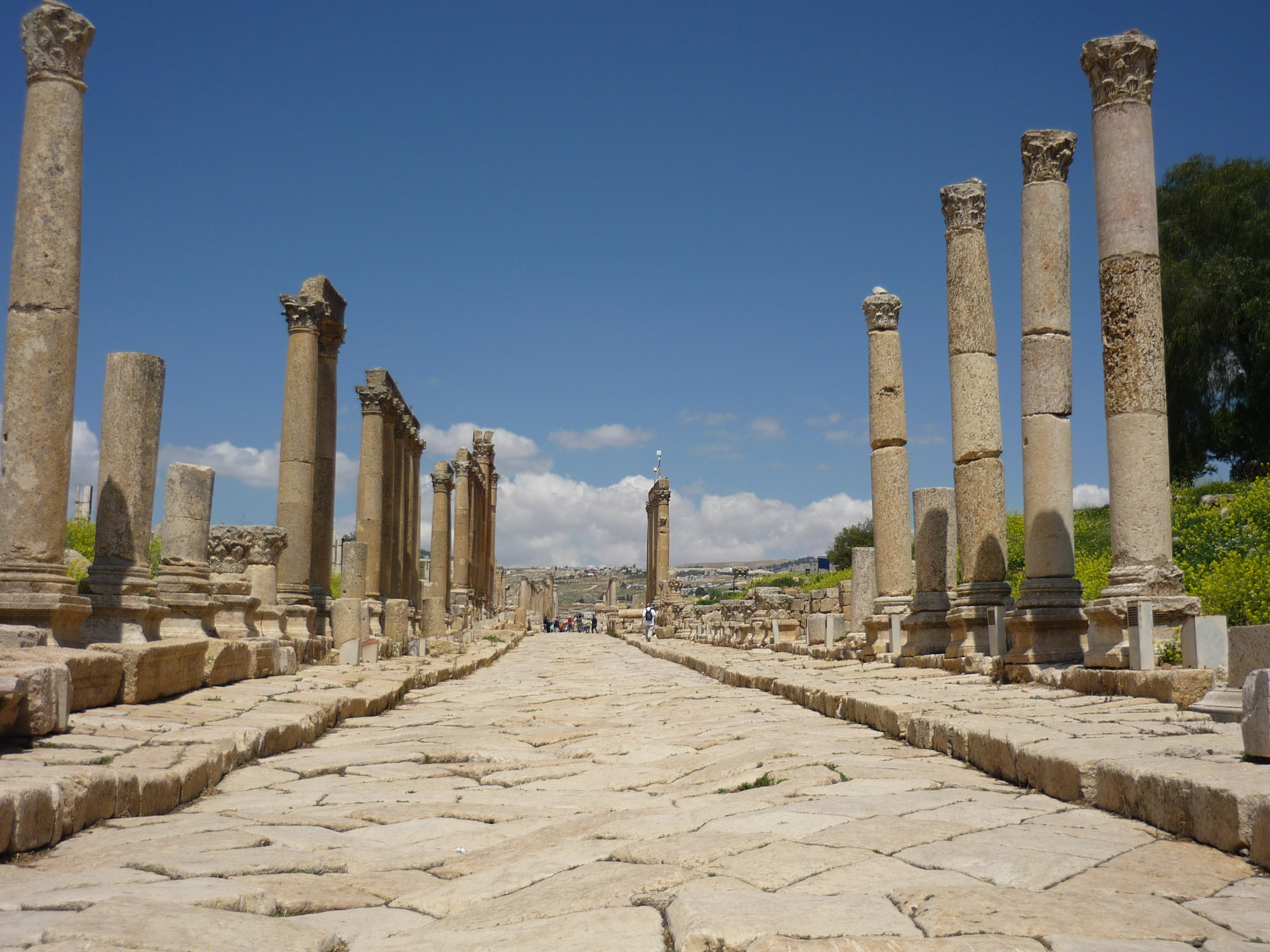 Luca Errera, Daniela Trastulli, Giordania, Amman, colonne romane