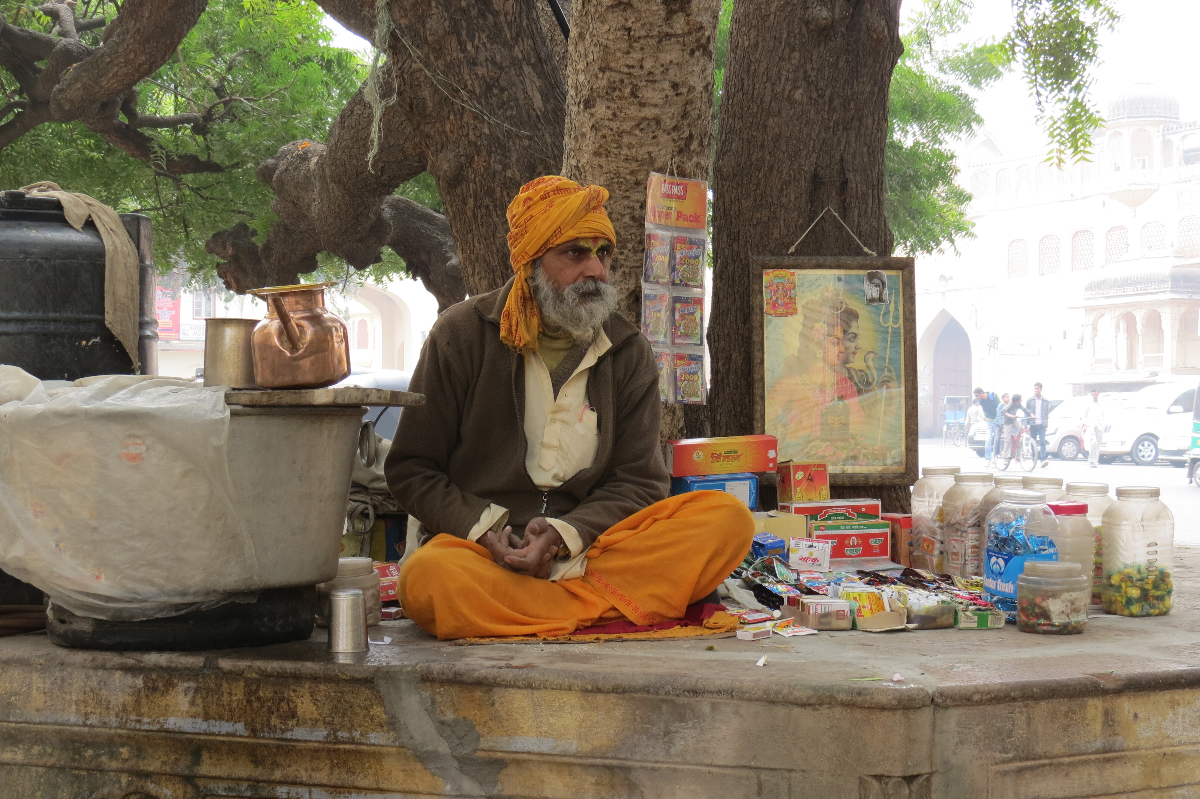 Luca Errera, Daniela Trastulli, India, Rajasthan, Jaipur, venditore