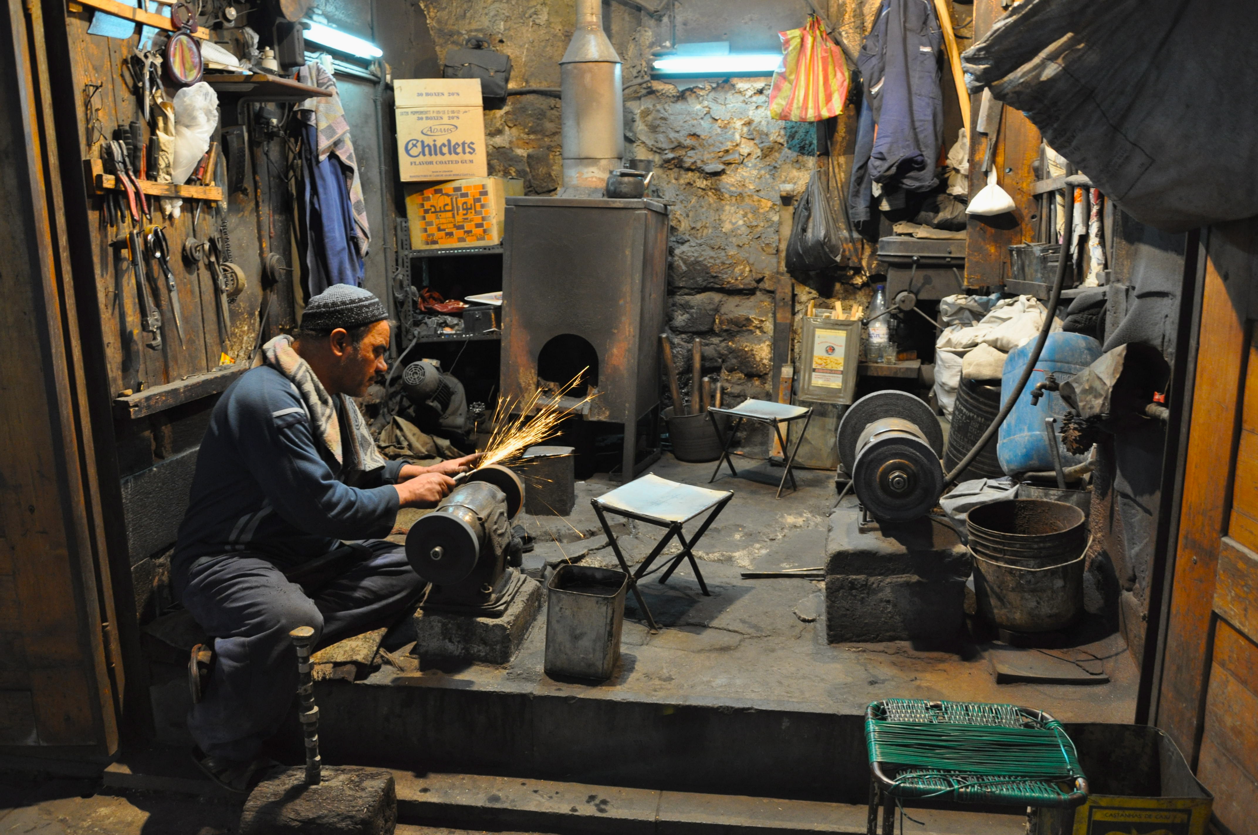 Luca Errera, Daniela Trastulli, Siria, Damasco, bottega